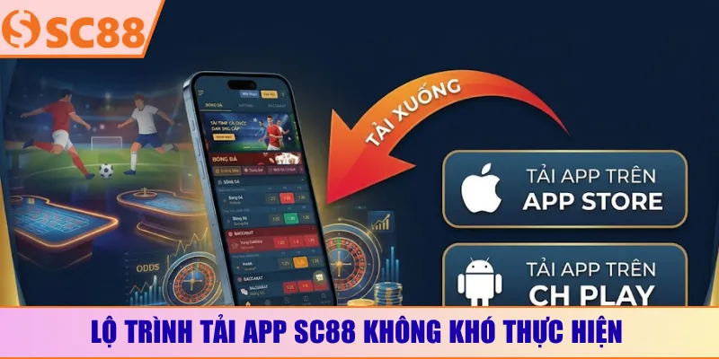 Lộ trình tải app SC88 không khó thực hiện